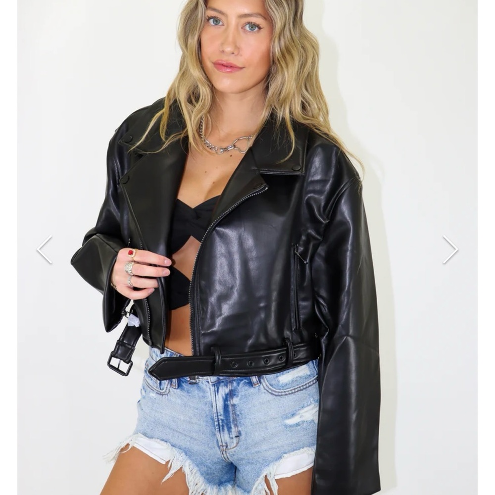 Lioness Staten Island leather jacket ! Brand new